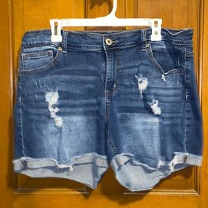 Maurices Distressed Denim Shorts